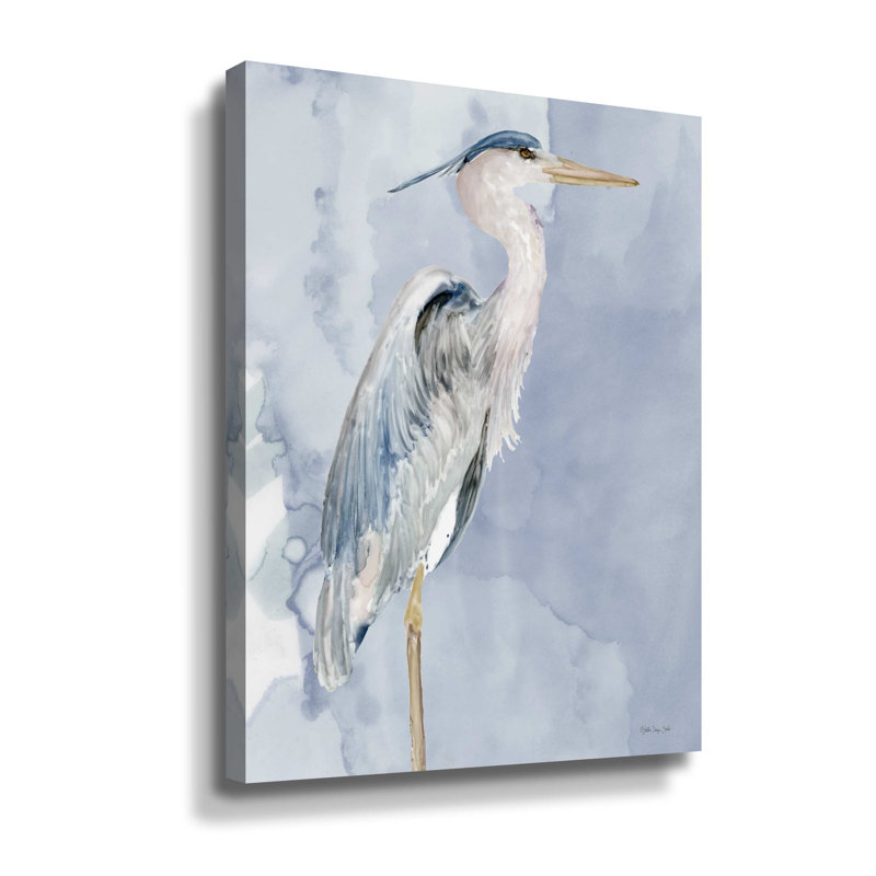 " Heron 3 " Painting Print, Wrapped Canvas, 48" H x 36" W x 2" D