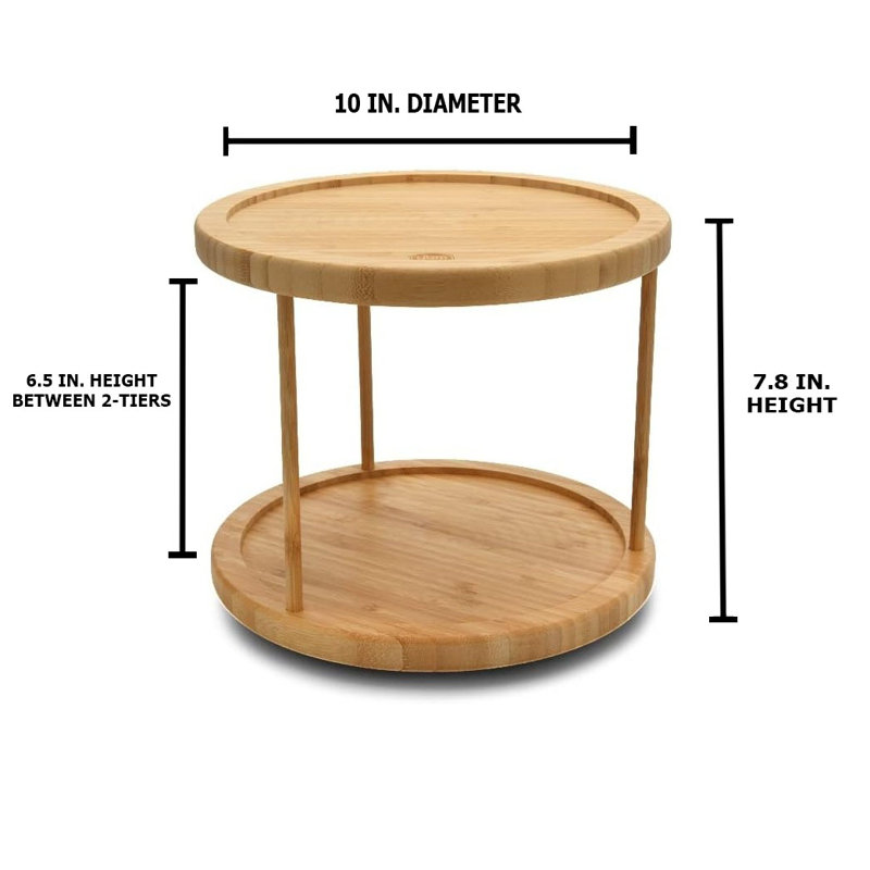 Garde-manger rotatif en bambou
