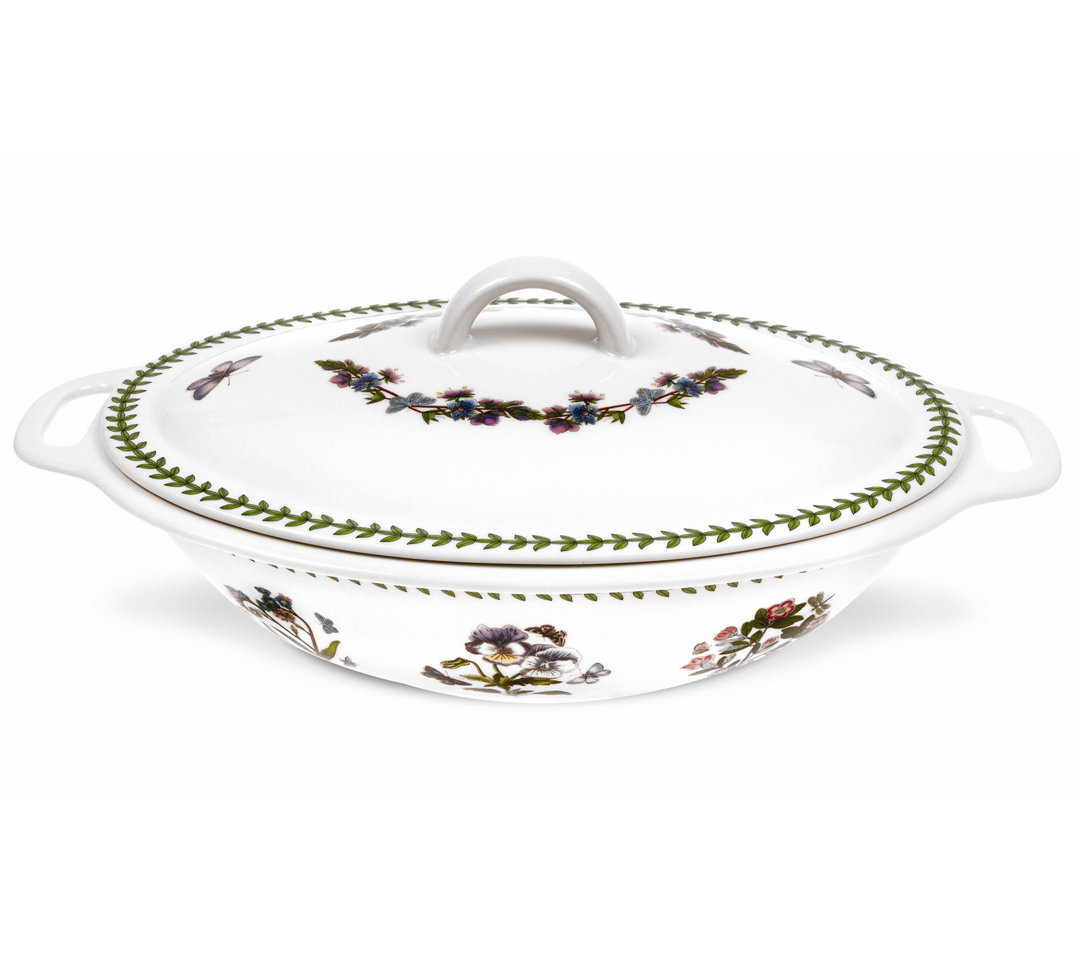Portmeirion Botanic Garden Casserole, Ovl Covd 15" Portmeirion