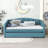 Alisha Twin Size Upholstered Daybed with Trundle-1173242569