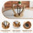  48'' Round Glass Dining Table Set, Excellent for Small Spaces-2087273232