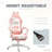Gaming Chair with Footrest,Racing Gamer Chair, Headrest and Lumbar Support, For Home and Office-1920936928-1920936934