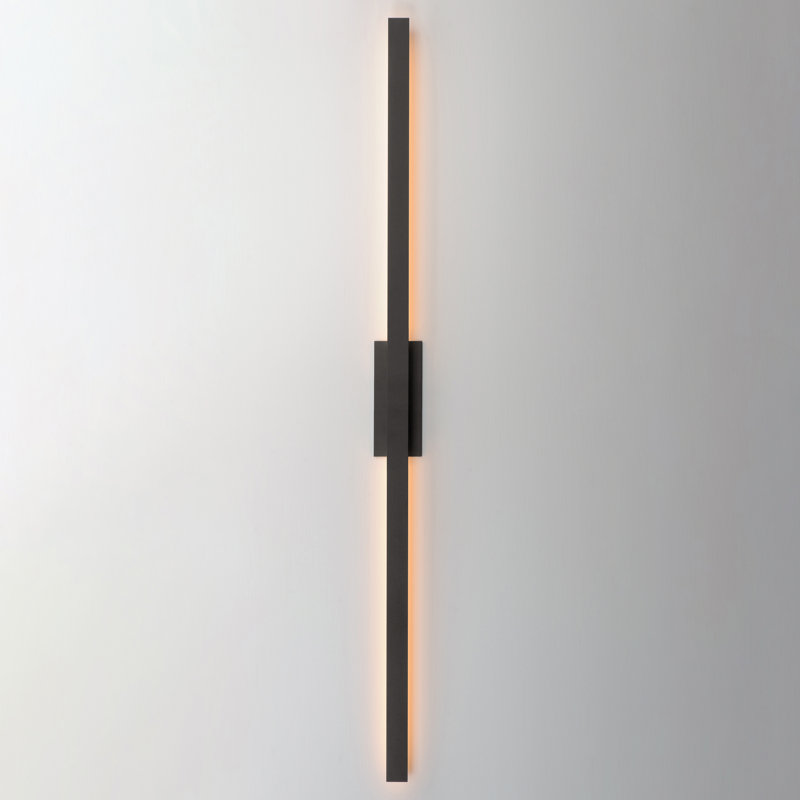 Chesnet-Outdoor Wall Mount, 96" H x 4.5" W x 2.75" D, Architectural Bronze