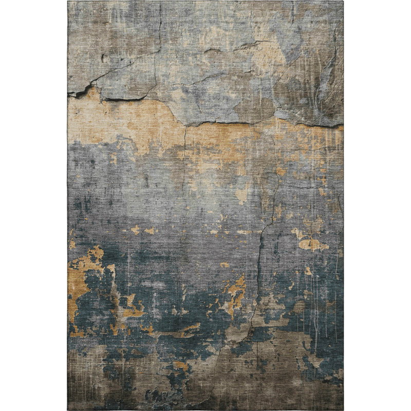 Premium Machine Washable Otte AMF1780 Modern Rug, Rectangle 9' x 12'