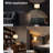 Floor Lamp For Living Room Adjustable Tall Standing Lamp, 3-Way Dimmable Floor Lamp For Bedroom Office, Black Gold Lamp With Marble Base And White Linen Shade, 6W 3000K LED Blub Included-1106405454-1106407346