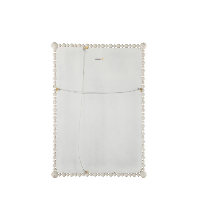 Beau Mirror - White, White