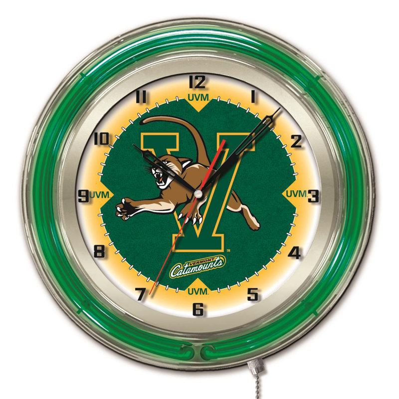 Horloge murale 19 po NCAA, Catamounts de Vermont