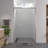 4448"X76" Aluminum Frame Double Sliding Shower Door,Bypass Bathroom Sliding Door With Premium 1/4" (6Mm) Clear Tempered Glass, Chrome Hardware Sliding Glass Shower Enclosure,Chrome Finished
