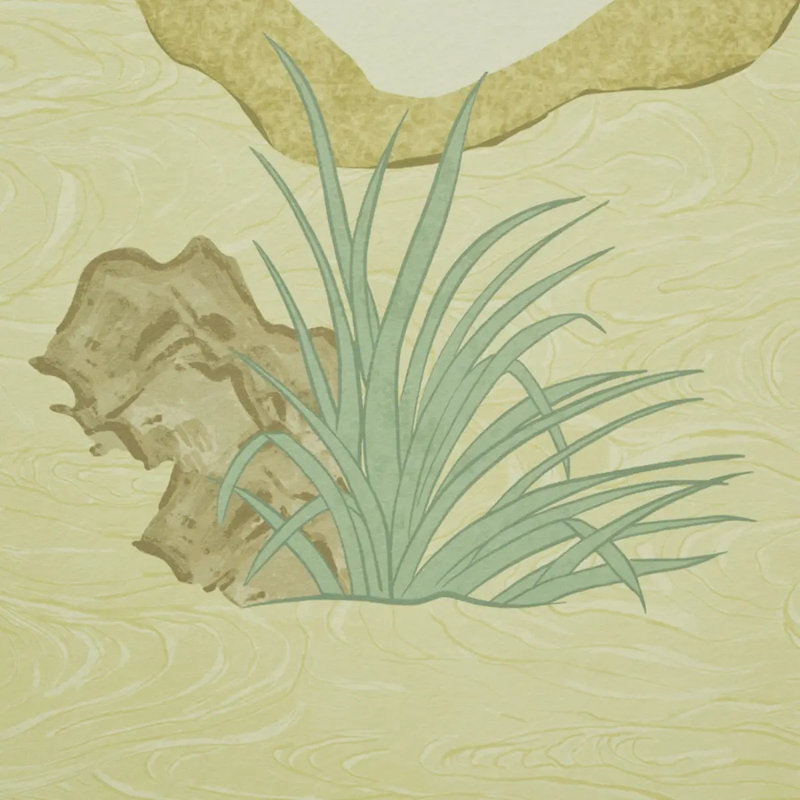 Yashinoki Crane Panel Set, Gold