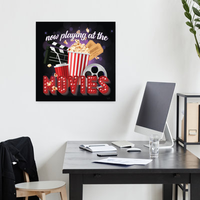 Now Playing At The Movies Retro Art
