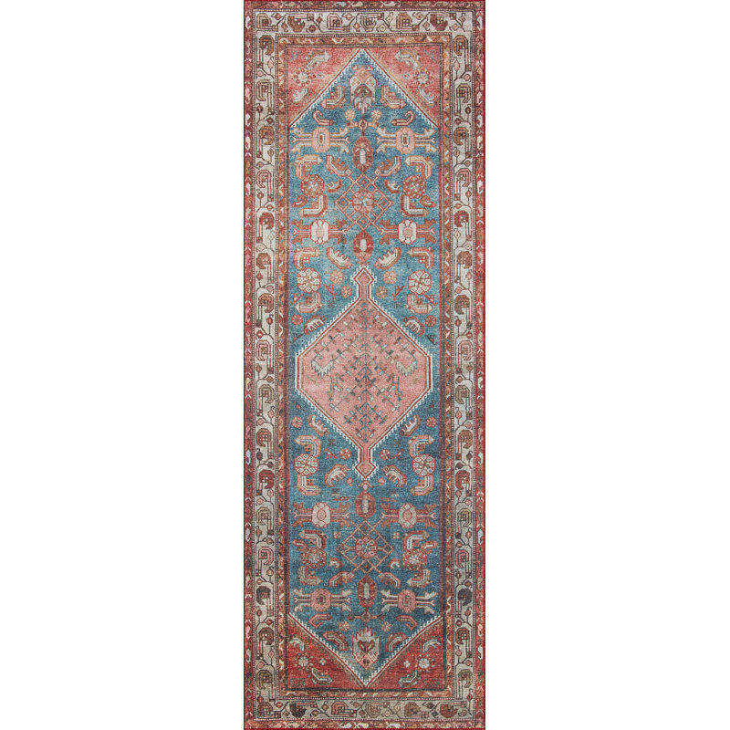 Sim Oriental Indoor Rug, Runner 2'6" x 7'6"