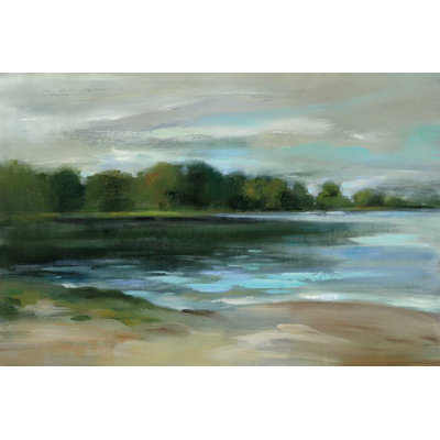 " Lake Afternoon Stillness " Painting Print