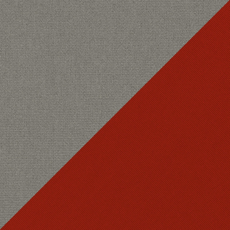 Outdoor Reversible Throw Pillow, Charcoal/Jockey Red, 12" x 18"