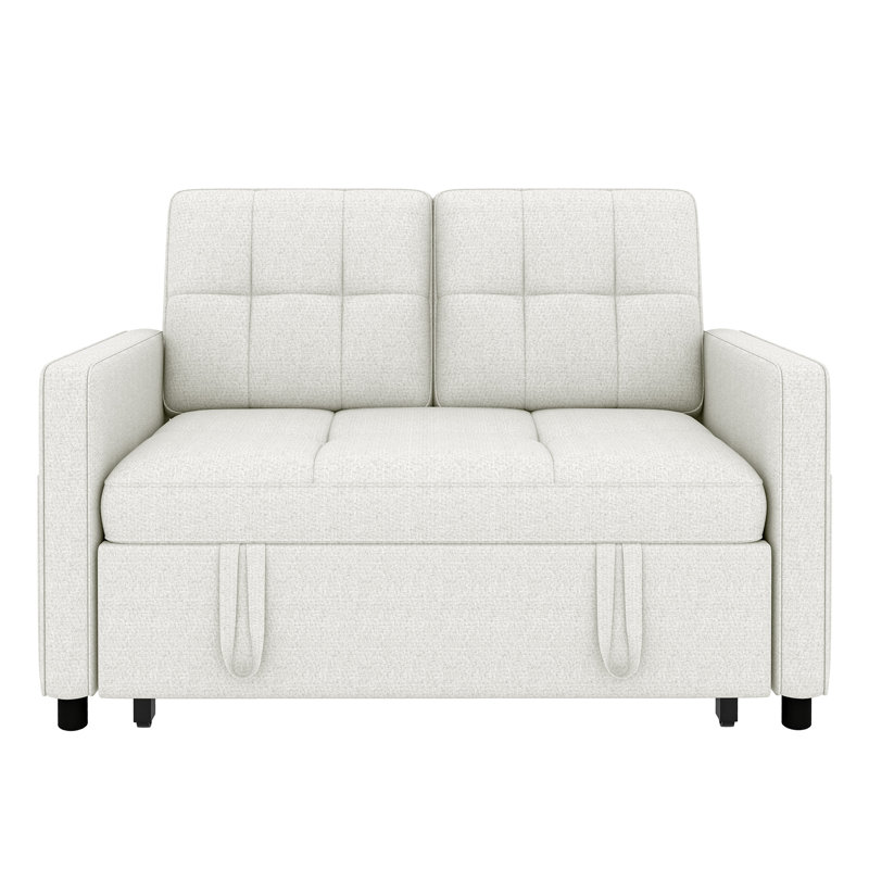 Canapé-lit inclinable convertible 3 en 1 Balconera, Blanc