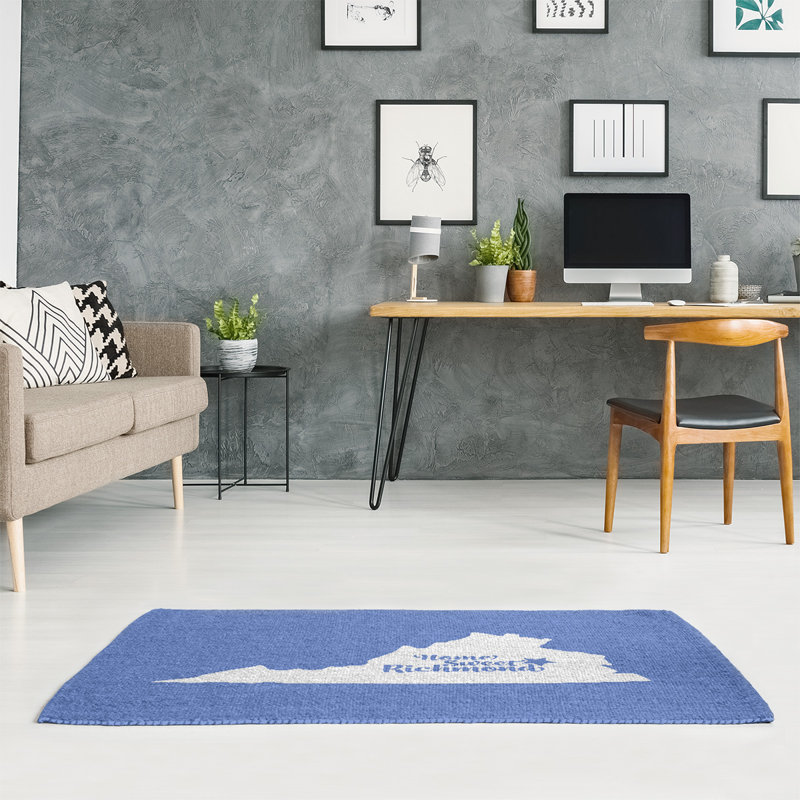Tapis bleu virginie Richmond, Rectangle 5 pi x 7 pi
