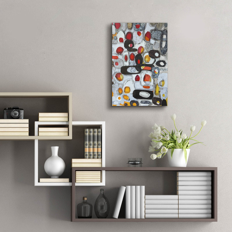 «Fruit Collage 1» par Coco Good, art mural en verre acrylique, H 24 po x l 16 po x P 0,2 po
