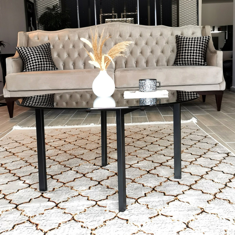 Table basse Chiam, Gris