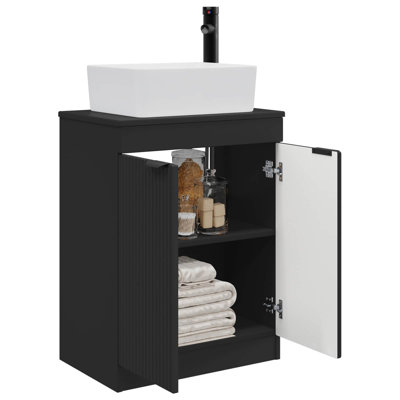 Single Bathroom Vanity with Ceramic Basin