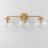 3 - Light Glass Globe Vanity Wall Light
