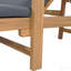 Chaise longue d'extérieur en acacia
