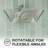 Replacement for Moen 6.5 inch Square 7-Function Shower Head & Trim & Tub Spout-123458101