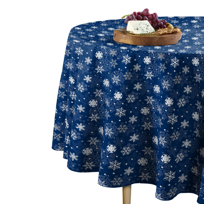 Corey-Jaidan Snowflakes Tablecloth, 60" x 60"