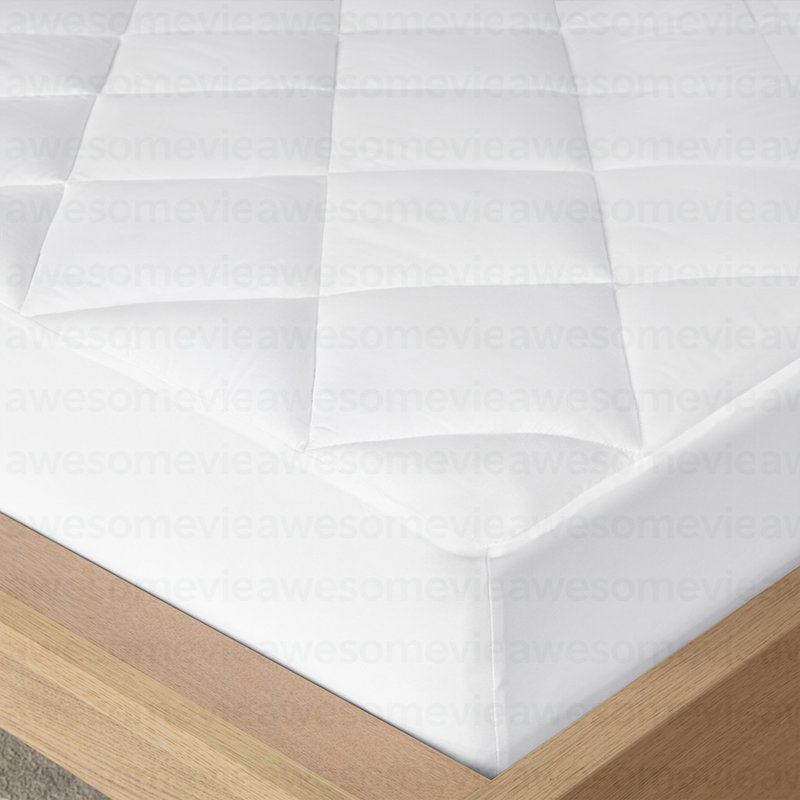 Protège-matelas imperméable en satin de coton 300 fils, Double