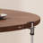Walnut Round Solid Wood Dining table-180162409