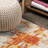 Sunset Modern Abstract Orange/Multi Rug-1682604198
