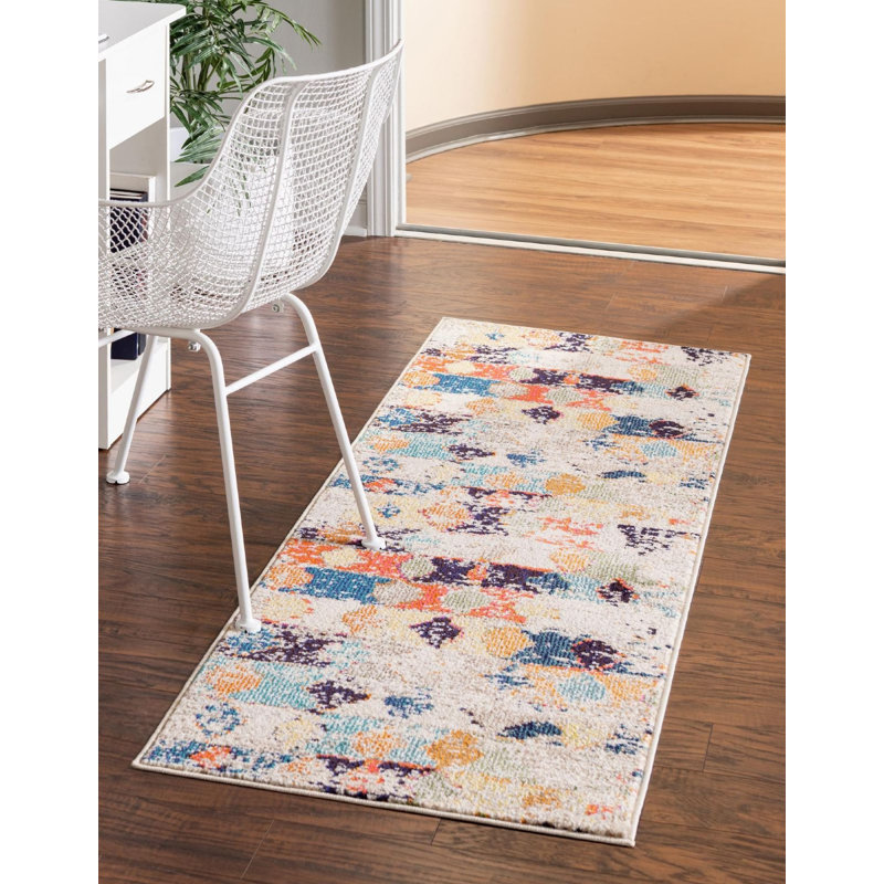 Curt Abstract Indoor Rug, Octagon 7'
