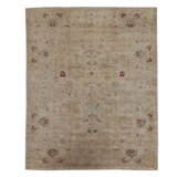 Wool Oriental Area Rug in Gold