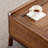 Solid wood granite slab sliding coffee table