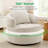 34.65'' W Upholstered Swivel Accent Chair, Reading Chair-884762468