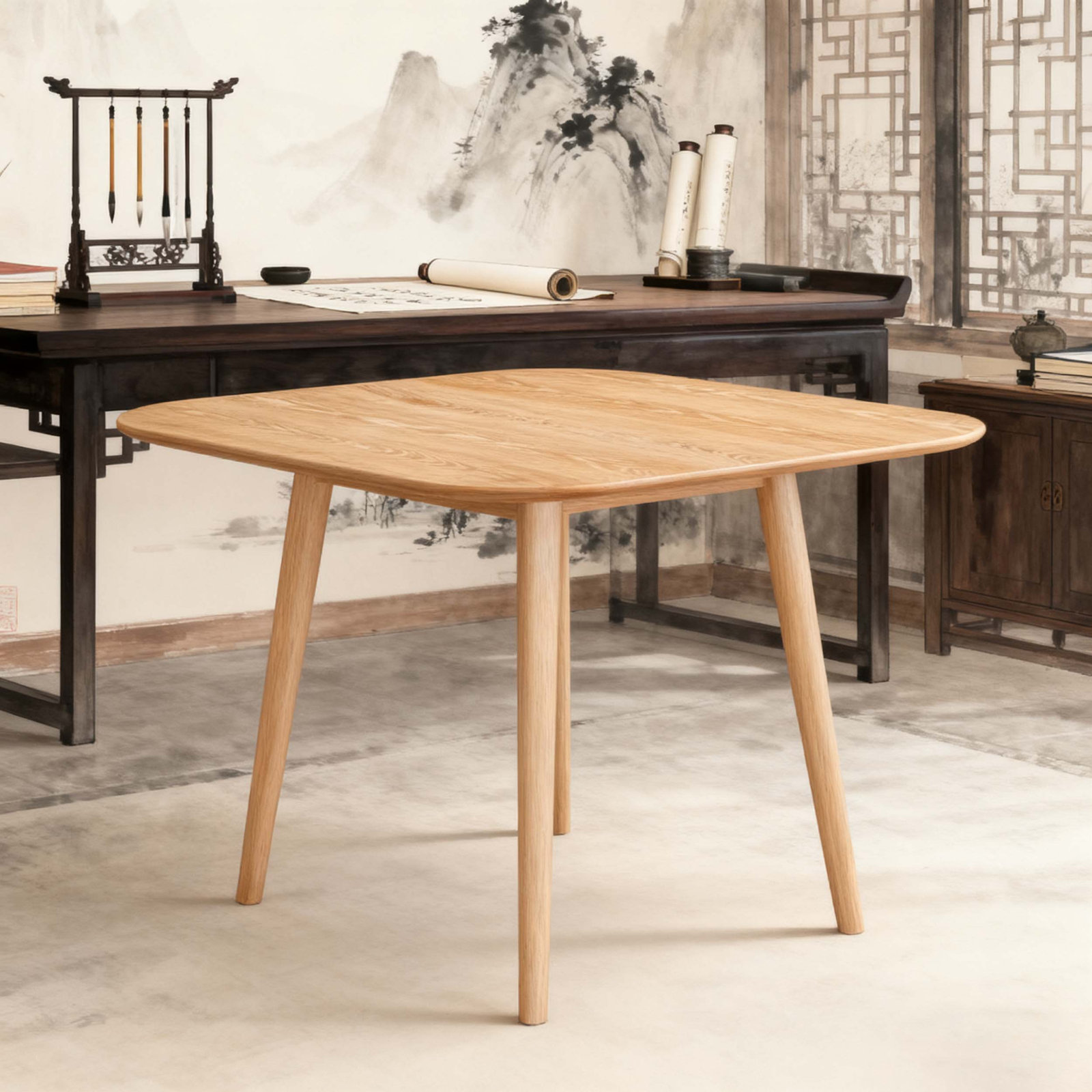 Louise Dining Table, Natural