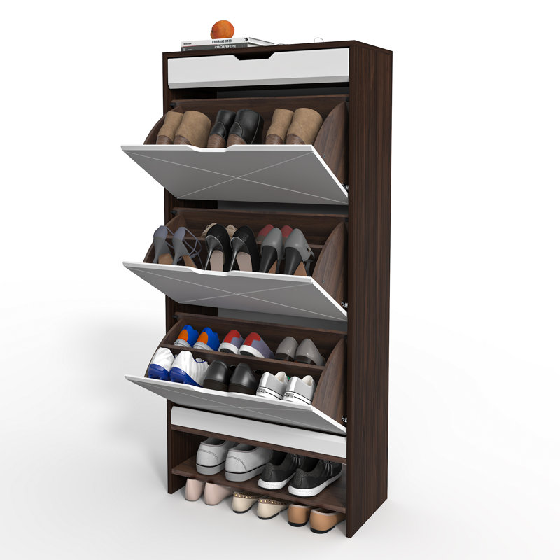 20 Pair Flip Down Shoe Storage