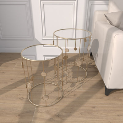 Ensemble de table d'appoint en métal Eppler
