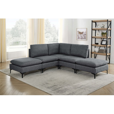 Aslaug Upholstered L-Shaped Sectional