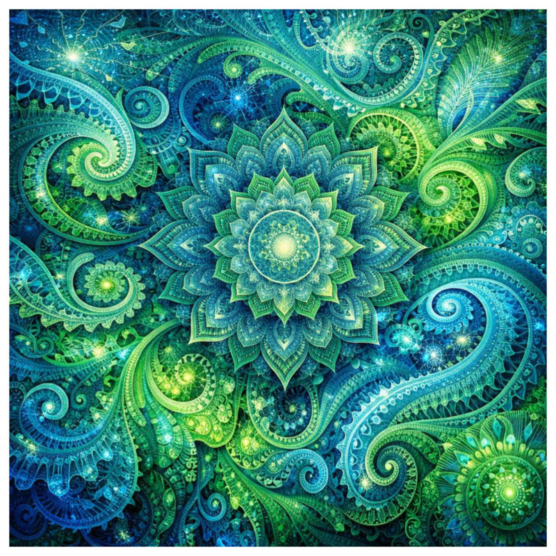 Housses de couette complexes à motif cachemire Mandala, Grand lit