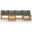 Chaise longue 7 pièces avec coussins-332273168