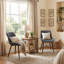 Chaise d'appoint moderne en similicuir avec pieds en métal-2038880893