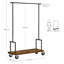 Lassel Adjustable Rolling Clothes Rack