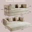 Canapé-lit convertible multifonctionnel avec coussin cylindrique, canapé-lit pliant avec cadre de forme fixe pour le salon et la chambre à coucher-1983149939