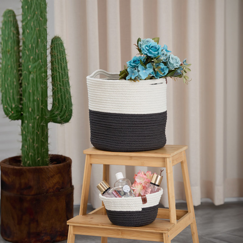 Panier décoratif 100% jute