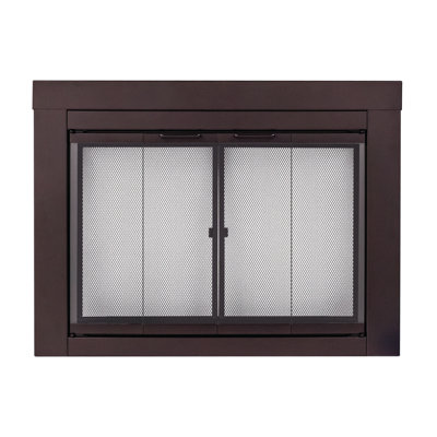 Ablah Bifold Steel Fireplace Door