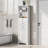 Tall Storage Cabinet With 3 Drawers And Adjustable Shelves-648106463