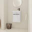 Meuble-lavabo mural 16 po