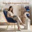 Chaise d'appoint moelleuse en laine d'agneau-707069940