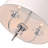 Bliss 3 - Light Dimmable Drum Chandelier