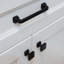Modket carré uni - bouton d'armoire 1-1 / 8 po x 1-1 / 8 po noir mat - Quincaillerie contemporaine pour tiroirs et armoires-106239400-122501680