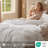 Bedsure Cotton Duvet Cover - 100% Cotton Waffle Weave Linen Duvet Cover, PureWoven Textured Breathable Bedding Comforter Cover, Duvet Cover Only-126370809-126370807